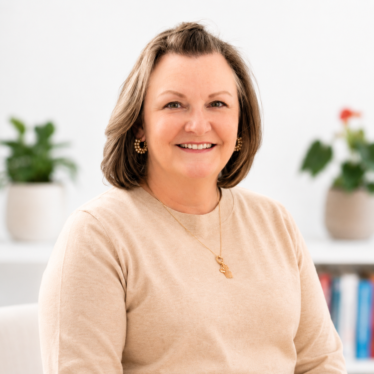therapist at north shore professional therapy smiling